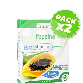 Pack 2x Papaína 30 Cápsulas Drasanvi