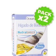 Pack 2x Hígado De Bacalao 90 Perlas Drasanvi