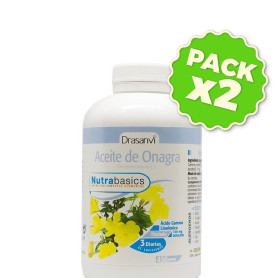 Pack 2x Onagra Aceite 450 Perlas 500Mg. Drasanvi