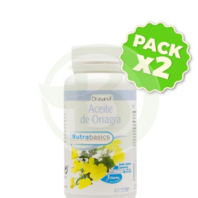Pack 2x Onagra Aceite 110 Perlas 500Mg. Drasanvi
