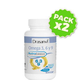 Pack 2x Omega 3-6-9 1.000Mg. 24 Perlas Drasanvi