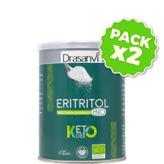 Pack 2x Eritritol Bio 500Gr. Keto Drasanvi