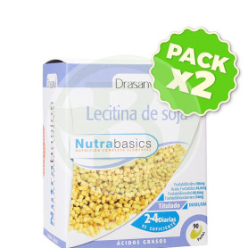 Pack 2x Lecitina De Soja 540Mg. 90 Perlas Drasanvi