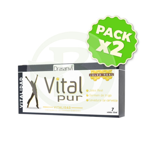 Pack 2x Vitalpur Vitalidad 7 Viales Drasanvi