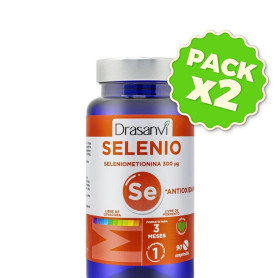 Pack 2x Seleniometionina 90 Comprimidos Drasanvi