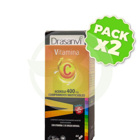 Pack 2x Vitamina C 60 Comprimidos Drasanvi