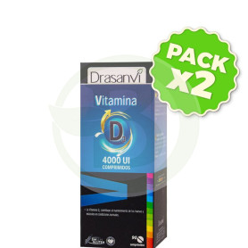 Pack 2x Vitamina D3 90 Comprimidos Drasanvi