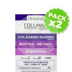 Pack 2x Collmar Esenciales Belleza 60 Comprimidos Drasanvi