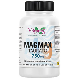Magmax Taurato 750Mg 120 Cápsulas Vegetales Vbyotics