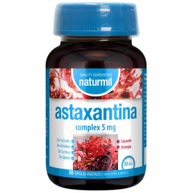Astaxantina Complex 30 Cápsulas Vegetales Naturmil