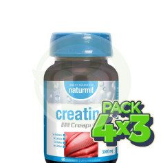 Pack 4x3 Creatina 80 Comprimidos Naturmil