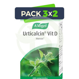 Pack 3x2 Urticalcin con Vitimania D 600 Comprimidos A.Vogel (Bioforce)
