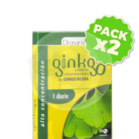 Pack 2x Ginkgoplus 30 Comprimidos Drasanvi