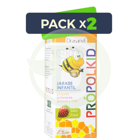 Pack 2x Propolkid Jarabe 150Ml. Drasanvi