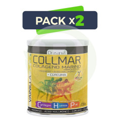 Pack 2x Collmar Colágeno Marino Cúrcuma Vainilla 300Gr. Drasanvi