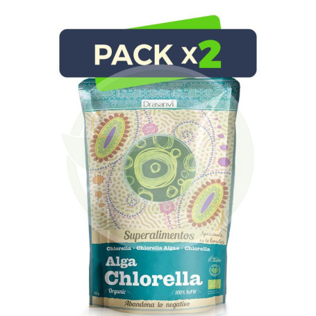 Pack 2x Alga Chlorella Bio 90Gr. Drasanvi