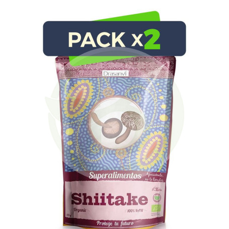 Pack 2x Shiitake Bio 125Gr. Drasanvi