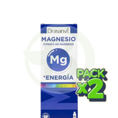 Pack 2x Citrato Magnesio 250Ml. Drasanvi