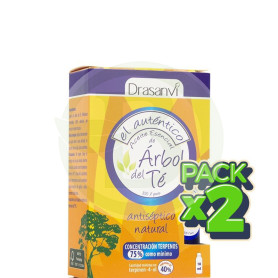 Pack 2x Aceite De Árbol De Té 100% 18Ml. Drasanvi