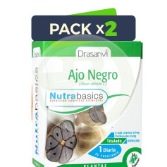 Pack 2x Ajo Negro 24 Cápsulas Drasanvi