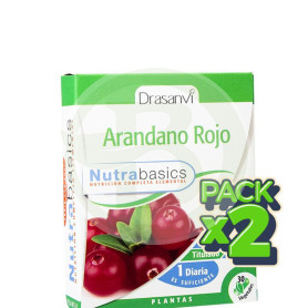 Pack 2x Arándano Rojo 30 Cápsulas Drasanvi
