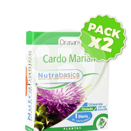 Pack 2x Cardo Mariano 30 Cápsulas Drasanvi