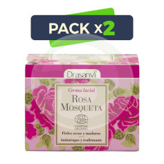 Pack 2x Crema Facial Rosa Mosqueta Bio 50Ml. Drasanvi
