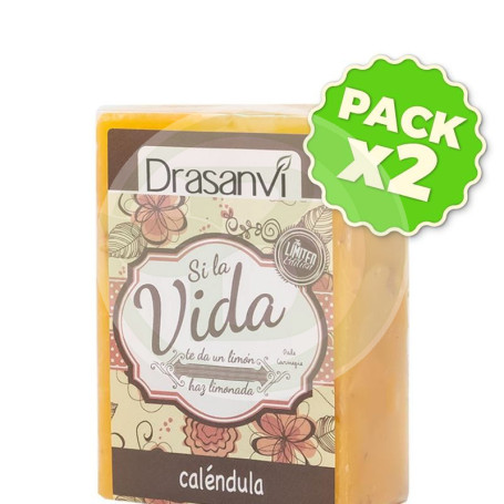 Pack 2x Jabón Caléndula 100Gr. Drasanvi
