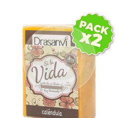 Pack 2x Jabón Caléndula 100Gr. Drasanvi