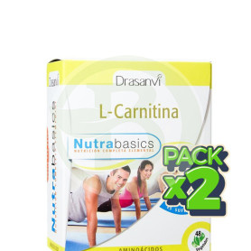 Pack 2x L-Carnitina 48 Cápsulas Drasanvi