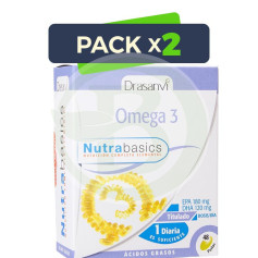 Pack 2x Omega 3 1.000Mg. 48 Perlas Drasanvi