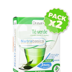 Pack 2x Té Verde 60 Cápsulas Drasanvi