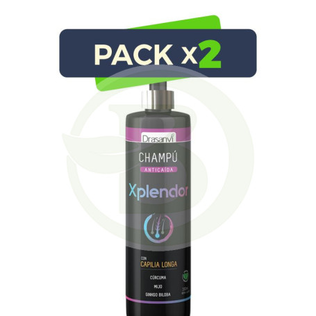 Pack 2x Champú Xplendor 300Ml. Drasanvi