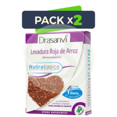 Pack 2x Levadura Roja De Arroz (2,9Mg Monacolina K) 30 Capsulas Drasanvi