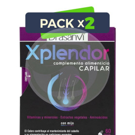 Pack 2x Xplendor Capilar 60 Capsulas Drasanvi