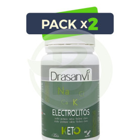 Pack 2x Electrolitos 60 Cápsulas Keto Drasanvi