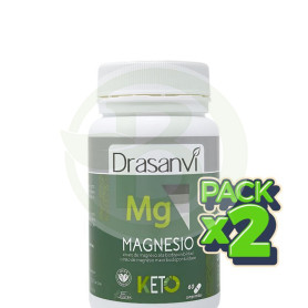 Pack 2x Magnesio 60 Comprimidos Keto Drasanvi