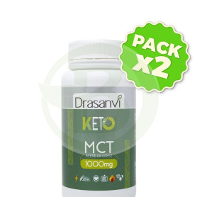 Pack 2x Mct Oil 60 Cápsulas Keto Drasanvi