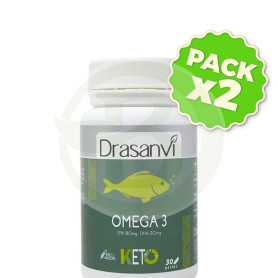 Pack 2x Omega 3 30 Perlas Keto Drasanvi