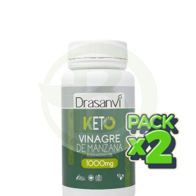 Pack 2x Vinagre De Manzana 60 Cápsulas Keto Drasanvi