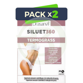 Pack 2x Siluet 360 Termograss 30 Comprimidos Drasanvi
