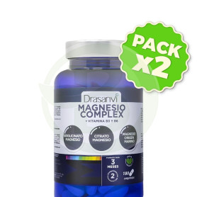 Pack 2x Mineral Magnesio Complex 180 Comprimidos Drasanvi