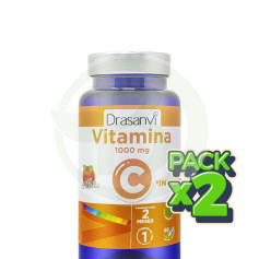 Pack 2x Vitamina C 1000Mg 60 Cápsulas Drasanvi