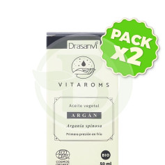 Pack 2x Aceite Vegetal Argan Cosmos Organic 50Ml Vitaroms Drasanvi