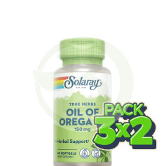 Pack 3x2 Oil Oregan 150Mg. 60 Perlas Solaray