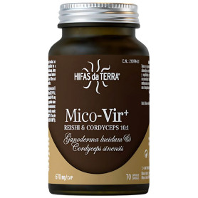 Mico Vir (Reishi y Cordyceps) 70 Capsulas Hifas Da Terra
