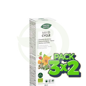 Pack 3x2 Phyto-Biopole N11 Mix-Cycle Bio 50Ml. Intersa