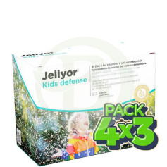 Pack 4x3 Jellyor Jalea Niños 20 Sticks Eladiet