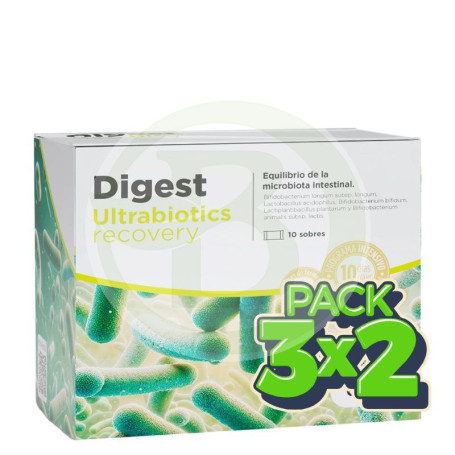 Pack 3x2 Digest Ultrabiotics Recovery 10 Sobres Eladiet