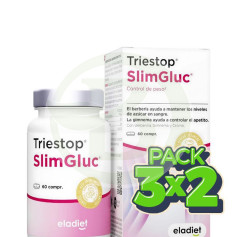 Pack 3x2 Triestop Slimgluc 60 Comprimidos Eladiet